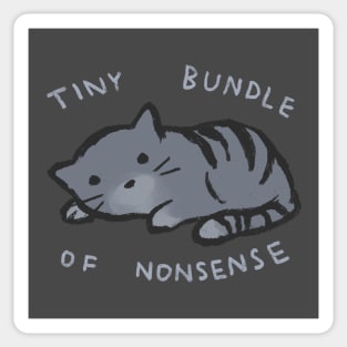 Tiny Bundle of Nonsense Sticker